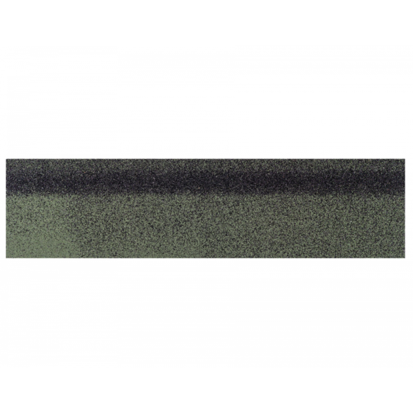 0 - Коньки-карнизы SHINGLAS Зеленый экстра 253х1003 мм (20 гонтов, 20 пог.м, 5 кв.м)