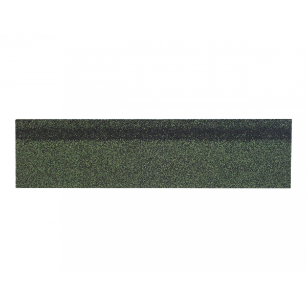 0 - Коньки-карнизы SHINGLAS Зеленый микс 253х1003 мм (20 гонтов, 20 пог.м, 5 кв.м)